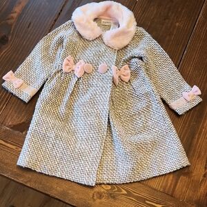 Kids Coat with Pink Accents